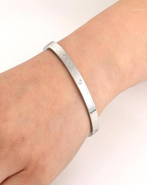 bangle rose gold stainless steel bracelet brave heart love crystal jewelry for women valentine039s day present16131288, Black
bangle rose gold stainless steel bracelet brave heart love crystal jewelry for women valentine039s day present16131288, Black
