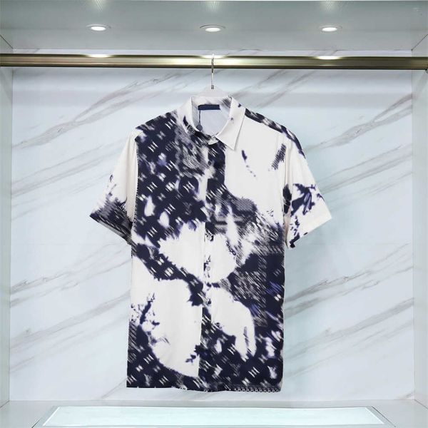 men's casual shirt designer leopard print short sleeve shirt fashion lapel single breasted casual trend street clothing luxury men', White;black
men's casual shirt designer leopard print short sleeve shirt fashion lapel single breasted casual trend street clothing luxury men', White;black