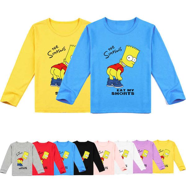 children's clothing simpson fashion printed long sleeved t-shirt summer k415, White;black
children's clothing simpson fashion printed long sleeved t-shirt summer k415, White;black