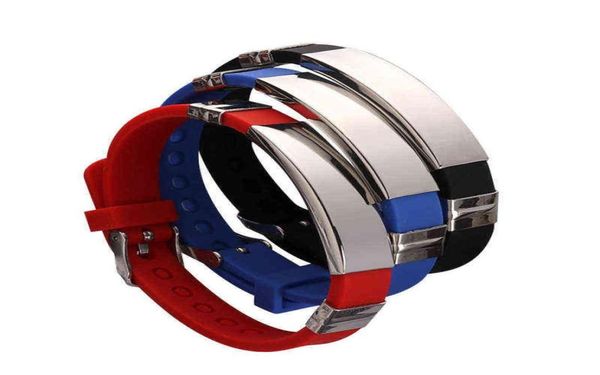 silicone couple bracelet stainless steel bracelets gift jewelry for women and men fans collection trendy sport 1pc6514389, Black
silicone couple bracelet stainless steel bracelets gift jewelry for women and men fans collection trendy sport 1pc6514389, Black