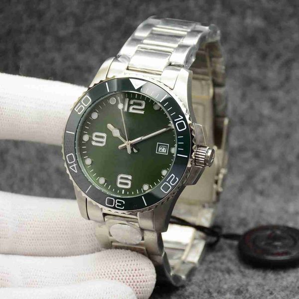 41mm conquest mens 2023 watches automatic mechanical movement stainless steel bracelet concas ceramic bezel with hydroconquest hardlex glass, Slivery;golden
41mm conquest mens 2023 watches automatic mechanical movement stainless steel bracelet concas ceramic bezel with hydroconquest hardlex glass, Slivery;golden