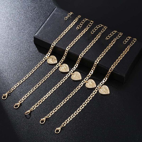 anklets 26 english initial heart anklet chain crystal gold chains charm foot bracelets letters women fashion jewelry will and sandy gift, Red;blue
anklets 26 english initial heart anklet chain crystal gold chains charm foot bracelets letters women fashion jewelry will and sandy gift, Red;blue