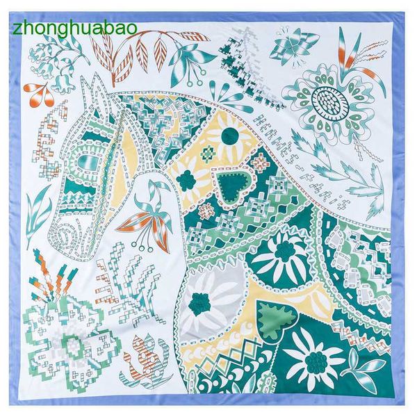 hemres designer scarves spring and autumn new 130cm twill silk large square flower spliced horsehead women's headband shawl scarf, Blue;gray
hemres designer scarves spring and autumn new 130cm twill silk large square flower spliced horsehead women's headband shawl scarf, Blue;gray