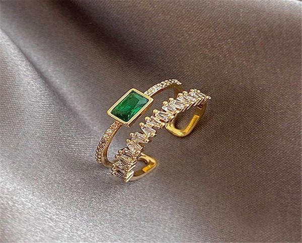 2020 korea039s new retro green doublelayer ring fashion simple versatile open ring elegant ladies039 jewelry q07081993357, Silver
2020 korea039s new retro green doublelayer ring fashion simple versatile open ring elegant ladies039 jewelry q07081993357, Silver