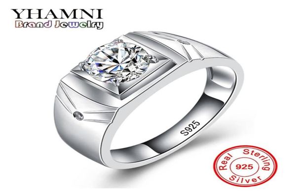 yhamni original real 925 sterling silver rings for man men wedding jewelry ring 1 carat cz diamond engagement ring mjz0113173024, Slivery;golden
yhamni original real 925 sterling silver rings for man men wedding jewelry ring 1 carat cz diamond engagement ring mjz0113173024, Slivery;golden