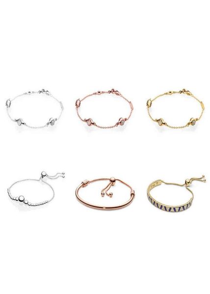 925 sterling silver bracelets charms on size rose gold fashion bangles for women charms jewelry gift7396825, Black
925 sterling silver bracelets charms on size rose gold fashion bangles for women charms jewelry gift7396825, Black