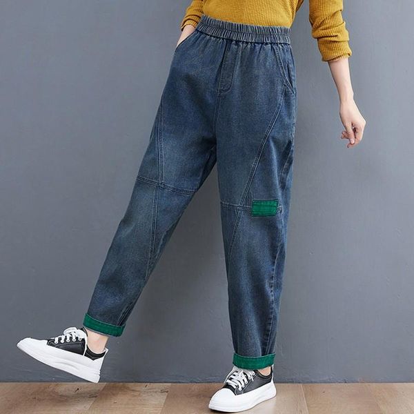 jeans women casual jeans new arrival 2022 spring vintage style allmatch loose high waist female denim harem pants h107, Blue
jeans women casual jeans new arrival 2022 spring vintage style allmatch loose high waist female denim harem pants h107, Blue