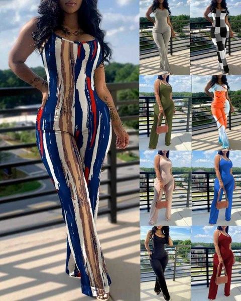 spring and summer romper ins style womens wear print solid color sling jumpsuit, Black;white
spring and summer romper ins style womens wear print solid color sling jumpsuit, Black;white