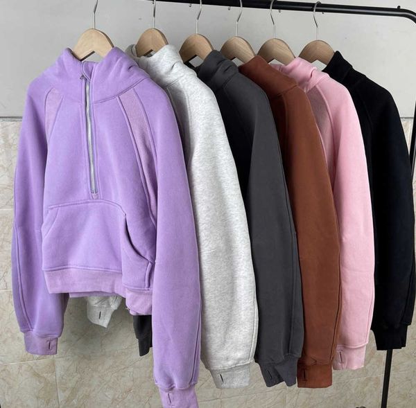 lulus yoga sweatshirt half zip scuba hoody hoodies outdoor leisure lu sweatshirts gym clothes women workout fitness thick motion current 6e, Black
lulus yoga sweatshirt half zip scuba hoody hoodies outdoor leisure lu sweatshirts gym clothes women workout fitness thick motion current 6e, Black
