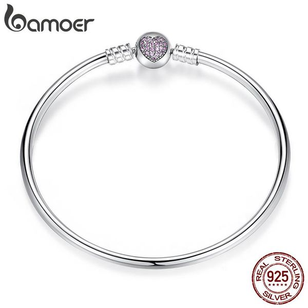 bangle bamoer 925 sterling silver snake chain bangle bracelet pave setting cz for women pendant charm bead diy luxury jewelry pas904, Black
bangle bamoer 925 sterling silver snake chain bangle bracelet pave setting cz for women pendant charm bead diy luxury jewelry pas904, Black