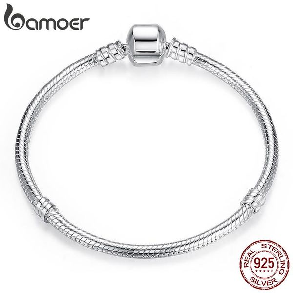 bangle bamoer sale authentic 100% 925 sterling silver snake chain bangle bracelet for women luxury jewelry 1722cm pas902, Black
bangle bamoer sale authentic 100% 925 sterling silver snake chain bangle bracelet for women luxury jewelry 1722cm pas902, Black
