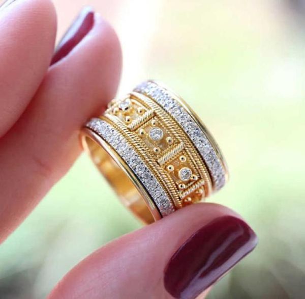 luxury brand big golden finger rings for men women fine jewelry cubic zircon micro paved rhinestone wedding rings gift z5m527 q0709989734, Silver
luxury brand big golden finger rings for men women fine jewelry cubic zircon micro paved rhinestone wedding rings gift z5m527 q0709989734, Silver