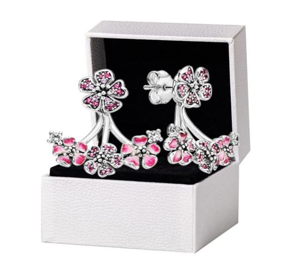 925 sterling silver pink peach blossom stud earrings original box set for pandora womens fashion party jewelry flowers earring set8792435, Golden;silver
925 sterling silver pink peach blossom stud earrings original box set for pandora womens fashion party jewelry flowers earring set8792435, Golden;silver