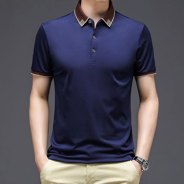 men's polos casual men shirt spring summer short sleeve korean solid color slim fit camisa masculina men clothing 230518, White;black
men's polos casual men shirt spring summer short sleeve korean solid color slim fit camisa masculina men clothing 230518, White;black