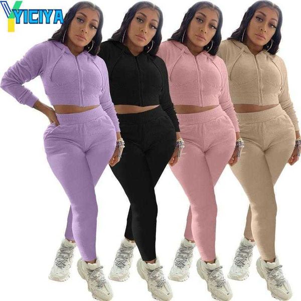 yiciya women's two piece pants autumn winter set women solid long sleeve hoodies zipper crop pockets sweatpants matching streetwear tra, White
yiciya women's two piece pants autumn winter set women solid long sleeve hoodies zipper crop pockets sweatpants matching streetwear tra, White