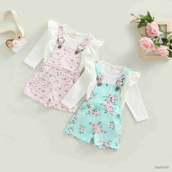 clothing sets 1-5years kids girl long sleeve and playsuit ruffle flower print adjustable straps spring clothing r230518, White
clothing sets 1-5years kids girl long sleeve and playsuit ruffle flower print adjustable straps spring clothing r230518, White