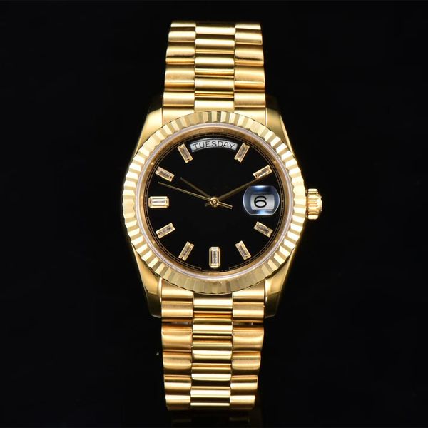 with original box mens watch aaa 18k gold president 41mm day date datejust automatic mechanical movement men's watches green dial stain, Slivery;brown
with original box mens watch aaa 18k gold president 41mm day date datejust automatic mechanical movement men's watches green dial stain, Slivery;brown