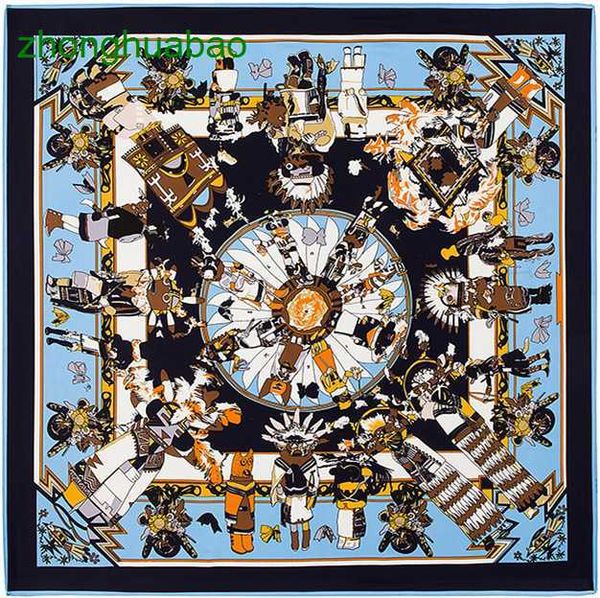 hemres designer scarves maitong zhang ziyi same mythical women's imitation silk twill square scarf new, Blue;gray
hemres designer scarves maitong zhang ziyi same mythical women's imitation silk twill square scarf new, Blue;gray
