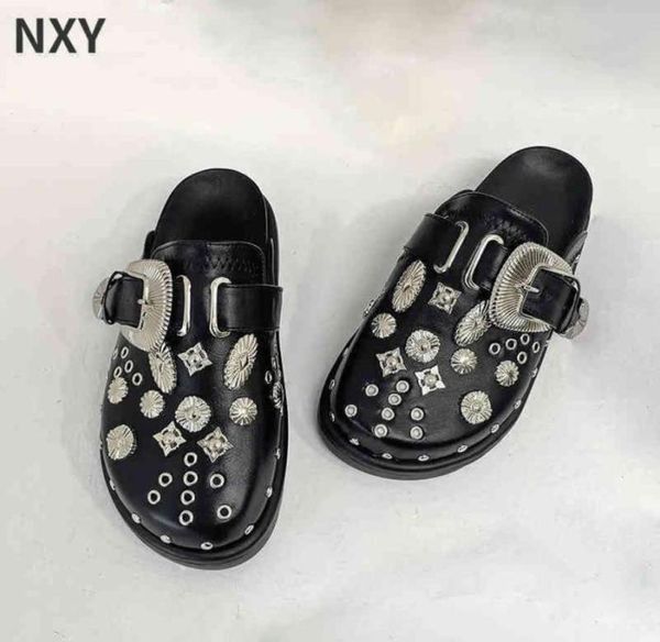 sandals summer sandal women slippers platform rivets punk rock leather mules creative metal fittings casual party shoes female out2385001, Black
sandals summer sandal women slippers platform rivets punk rock leather mules creative metal fittings casual party shoes female out2385001, Black