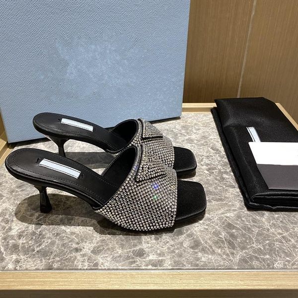 621s sandals sandals triangle gauze rhinestone decorative calico ladies dress shoes luxury designer smooth, Black
621s sandals sandals triangle gauze rhinestone decorative calico ladies dress shoes luxury designer smooth, Black