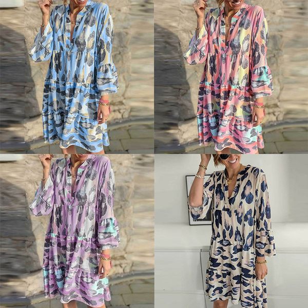 basic casual dresses spring and summer temperament lotus leaf sleeve vneck loose casual bag hip dress women 230519, Black;gray
basic casual dresses spring and summer temperament lotus leaf sleeve vneck loose casual bag hip dress women 230519, Black;gray