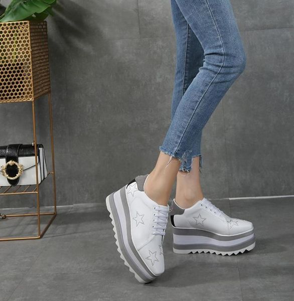 women real leather boots square platform slope thick stella britt shoe elyse brushed star derbys wedge laceup fashion shoes with 7540879, Black
women real leather boots square platform slope thick stella britt shoe elyse brushed star derbys wedge laceup fashion shoes with 7540879, Black