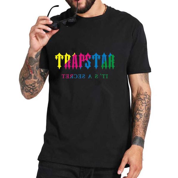 men's summer trapstar t shirt short sleeve shorts shooter suit london street fashion cotton comfort couple motion 8ess, White;black
men's summer trapstar t shirt short sleeve shorts shooter suit london street fashion cotton comfort couple motion 8ess, White;black