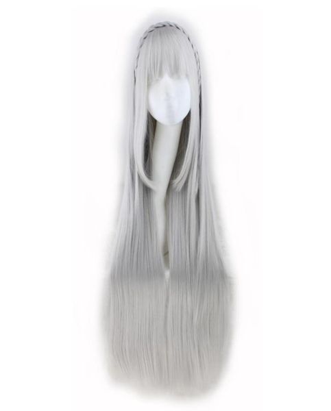 woodfestival long straight wig with bangs life in a different world from zero emilia cosplay anime wig grey have braid fiber hair 6134715, Black
woodfestival long straight wig with bangs life in a different world from zero emilia cosplay anime wig grey have braid fiber hair 6134715, Black