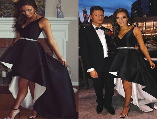 black white high low satin prom dresses v neck 2018 fashion hi lo party dresses simple formal dresses evening gowns fast 3995727
black white high low satin prom dresses v neck 2018 fashion hi lo party dresses simple formal dresses evening gowns fast 3995727