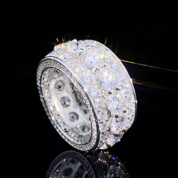 men women bling rings passed diamond test 925 sterling silver shiny moissanite ring for party wedding nice gift, Golden;silver
men women bling rings passed diamond test 925 sterling silver shiny moissanite ring for party wedding nice gift, Golden;silver