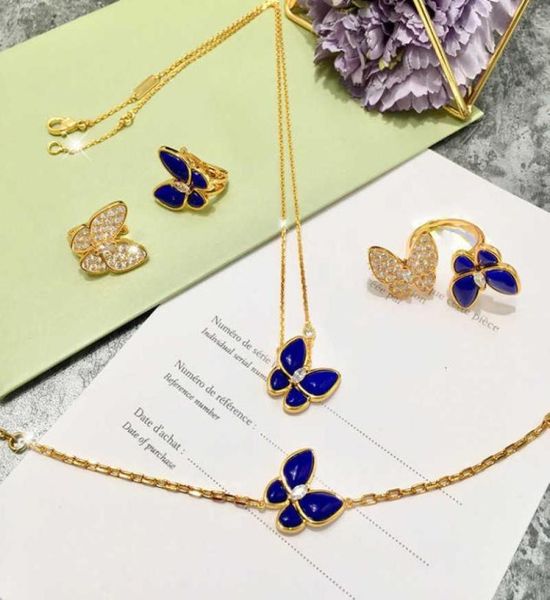 brand pure 925 sterling silver jewelry for women blue lapis butterfly wedding jewelry set earrings necklace bracelet rrings5532673
brand pure 925 sterling silver jewelry for women blue lapis butterfly wedding jewelry set earrings necklace bracelet rrings5532673