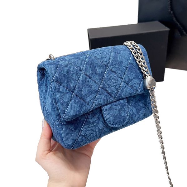 designers classic denim camellia flap shoulder bags france brand qulited matelasse crossbody bag fashion silver metal chain solid color bag
designers classic denim camellia flap shoulder bags france brand qulited matelasse crossbody bag fashion silver metal chain solid color bag