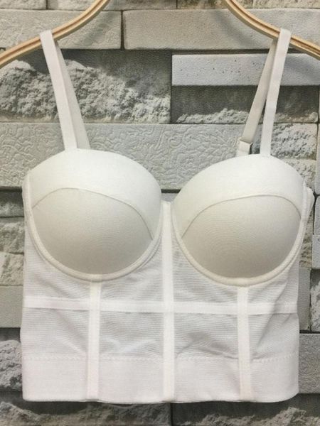 t-shirt s l xl fashion mesh push up bralet women's corset bustier bra night club party cropped vest, White
t-shirt s l xl fashion mesh push up bralet women's corset bustier bra night club party cropped vest, White