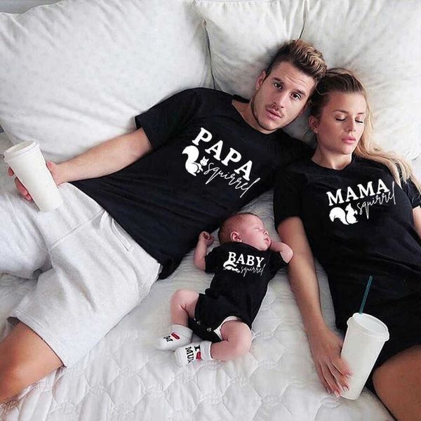 family matching outfits new mom and dad baby squirrel print family shirt cotton macthing mom and dad children t-shirt baby jumpsuit funny fa, Blue
family matching outfits new mom and dad baby squirrel print family shirt cotton macthing mom and dad children t-shirt baby jumpsuit funny fa, Blue