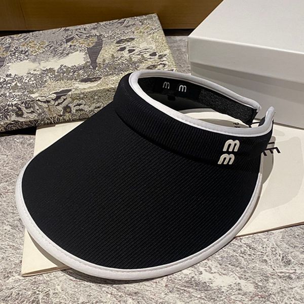 visor hat designer sun hat luxury hat summer men women beach travel sun hat adjustable solid color letters fashion fine hat with box, Blue;gray
visor hat designer sun hat luxury hat summer men women beach travel sun hat adjustable solid color letters fashion fine hat with box, Blue;gray