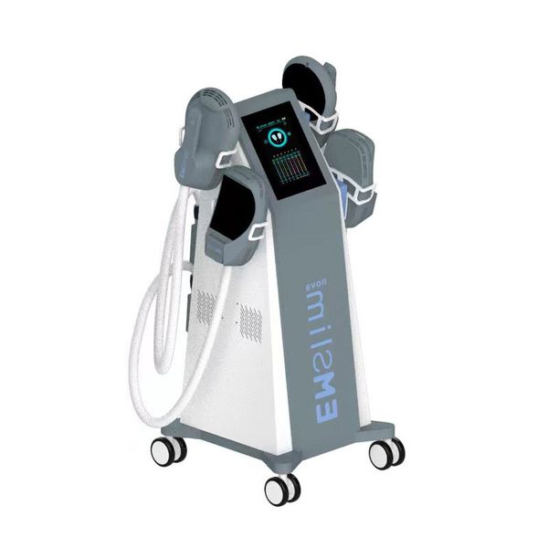 4 handle rf ems body sculpting machine weight loss slimming skin tightening beauty machine