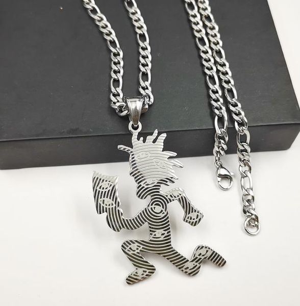 new juggalo hatchetman insane clown posse twiztid abk stainless steel pendant figaro necklace 30inch9574559, Silver
new juggalo hatchetman insane clown posse twiztid abk stainless steel pendant figaro necklace 30inch9574559, Silver