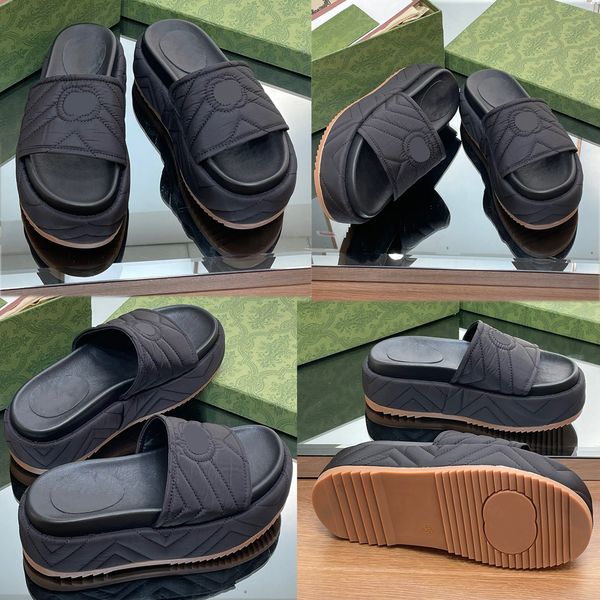 popular womens designer sandal platform sandals with embroidered signature logo on the upper for the 2023s summer new candy colored sandals, Black
popular womens designer sandal platform sandals with embroidered signature logo on the upper for the 2023s summer new candy colored sandals, Black