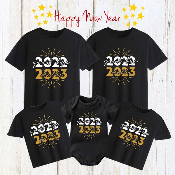 family matching outfits goodbye 2022 hello 2023 family new year set cotton matched mom and dad child t-shirt baby jumpsuit family appearance, Blue
family matching outfits goodbye 2022 hello 2023 family new year set cotton matched mom and dad child t-shirt baby jumpsuit family appearance, Blue