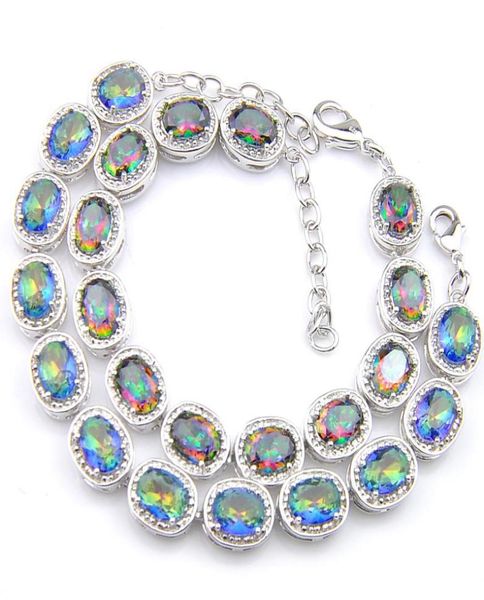 luckyshine 2 pcs 925 sterling silver mystic z oval rainbow bracelets sliver for women colored zircon bracelets bangles jewelry7894426, Black
luckyshine 2 pcs 925 sterling silver mystic z oval rainbow bracelets sliver for women colored zircon bracelets bangles jewelry7894426, Black