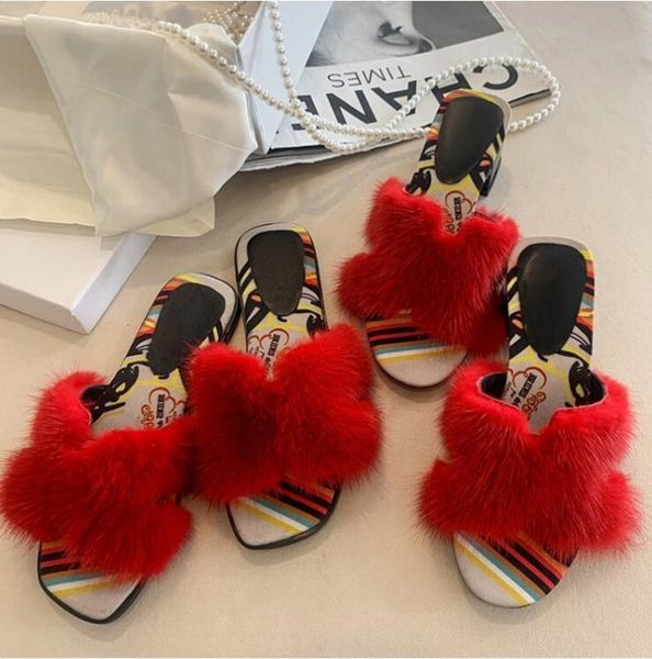 outdoor fashion fox fur slippers women sandals high chunky heel lady summer slides sandal, Black
outdoor fashion fox fur slippers women sandals high chunky heel lady summer slides sandal, Black