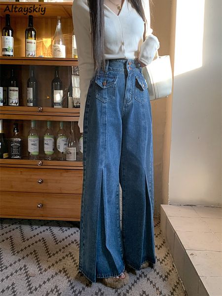 women's jeans wide leg jeans women baggy wide leg denim vintage trousers streetwear high waist retro all-match college casual 230519, Blue
women's jeans wide leg jeans women baggy wide leg denim vintage trousers streetwear high waist retro all-match college casual 230519, Blue