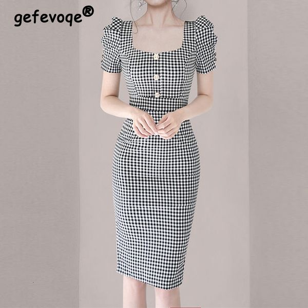 basic casual dresses elegant slim formal office lady work bag hip dress plaid square-collar puff sleeve bodycon temperament commute dress su, Black;gray
basic casual dresses elegant slim formal office lady work bag hip dress plaid square-collar puff sleeve bodycon temperament commute dress su, Black;gray