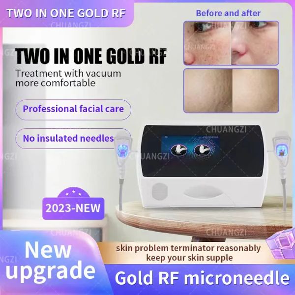 2023 new gold rf equipment 2 in 1 radio frequency microneedle multifunctional portable beauty machine
2023 new gold rf equipment 2 in 1 radio frequency microneedle multifunctional portable beauty machine