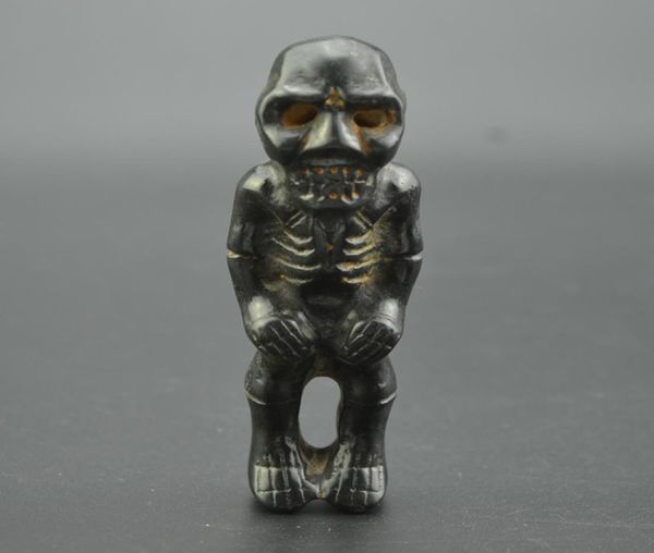 ancient jade and old jade culture meteorite sculpture skeleton and man statue pendant7982369, Silver
ancient jade and old jade culture meteorite sculpture skeleton and man statue pendant7982369, Silver