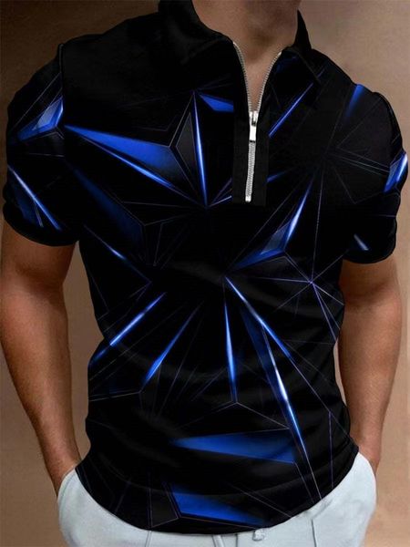 men's polos men's polo shirt short sleeve summer casual men's clothing fashion 3d printed lapel zipper pullover men's bu, White;black
men's polos men's polo shirt short sleeve summer casual men's clothing fashion 3d printed lapel zipper pullover men's bu, White;black