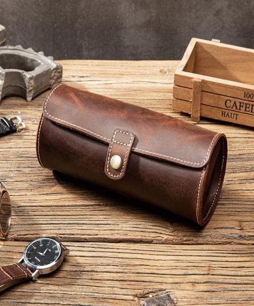 watch boxes cases travel case roll organizer vintage exquisite round shape leather storage bag unique gifts for father husband l5150872, Black;blue
watch boxes cases travel case roll organizer vintage exquisite round shape leather storage bag unique gifts for father husband l5150872, Black;blue