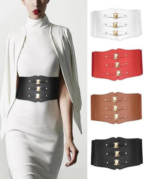 belts fashion women wide belt metal buckle elastic waistband leather rivet ultra for woman9954796, Black;brown
belts fashion women wide belt metal buckle elastic waistband leather rivet ultra for woman9954796, Black;brown