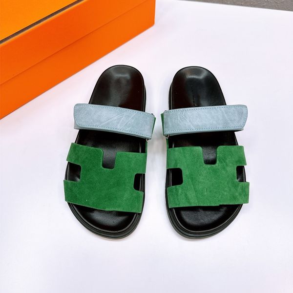 designer chypre sandals suede sandal men women slippers leather slides thick bottom rubber sole shoes calfskin slipper shoes, Black
designer chypre sandals suede sandal men women slippers leather slides thick bottom rubber sole shoes calfskin slipper shoes, Black