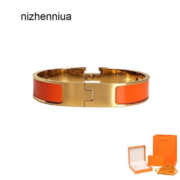 classic h bangle men women 18k gold letter bracelets luxury design jewelry colorfast hypoallergenic birthday gift sg5y, Black
classic h bangle men women 18k gold letter bracelets luxury design jewelry colorfast hypoallergenic birthday gift sg5y, Black
